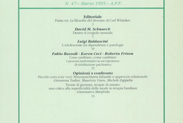 Cosa cambiare, come cambiare
