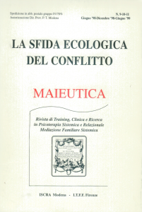 La sfida ecologica del conflitto