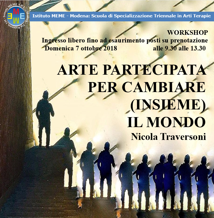 Workshop “ARTE PARTECIPATA PER CAMBIARE (INSIEME) IL MONDO” – Traversoni